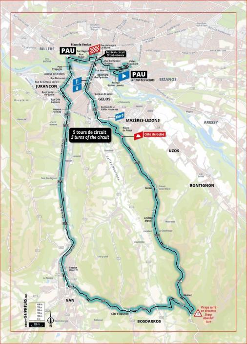 Streckenverlauf La Course by Le Tour de France 2019