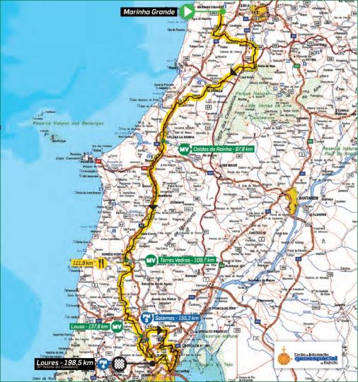 Streckenverlauf Volta a Portugal Santander 2019 - Etappe 2