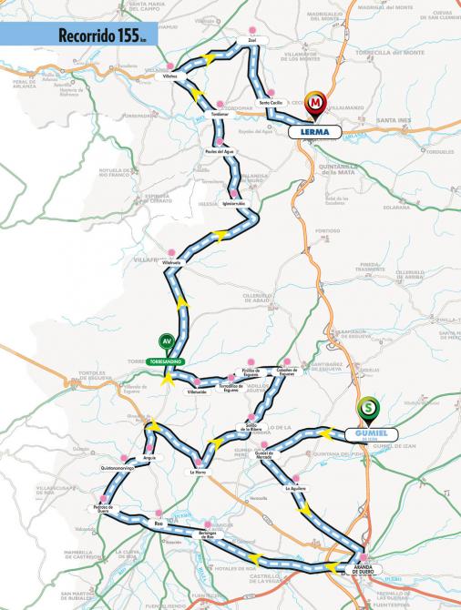 Streckenverlauf Vuelta a Burgos 2019 - Etappe 2