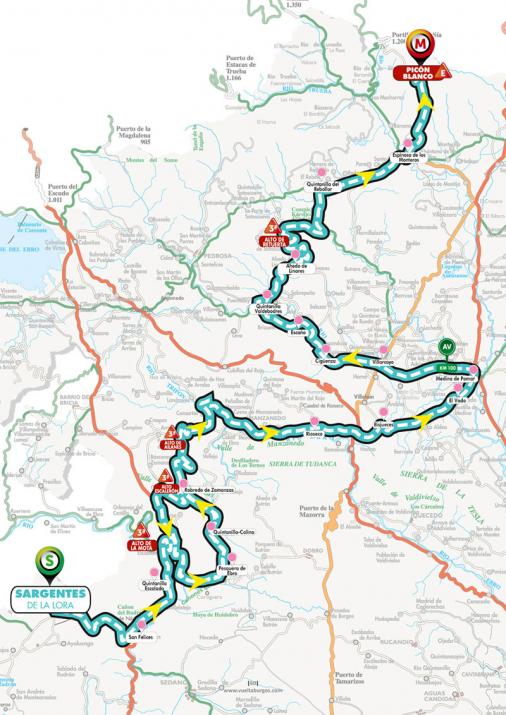 Streckenverlauf Vuelta a Burgos 2019 - Etappe 3