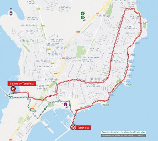 Streckenverlauf Vuelta a España 2019 - Etappe 1