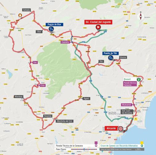 Streckenverlauf Vuelta a España 2019 - Etappe 3
