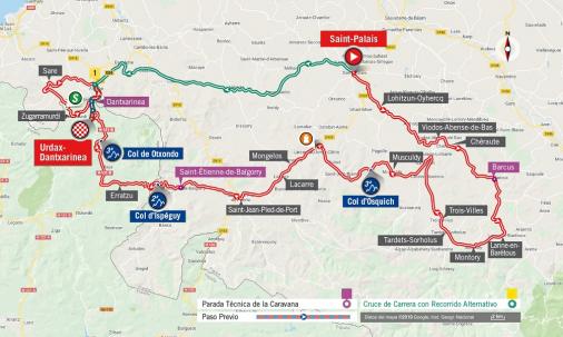 Streckenverlauf Vuelta a España 2019 - Etappe 11