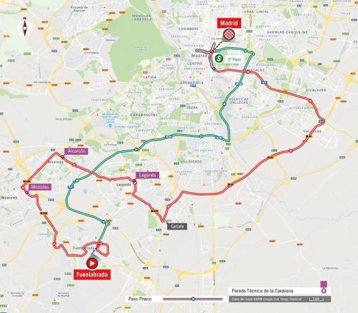 Streckenverlauf Vuelta a España 2019 - Etappe 21