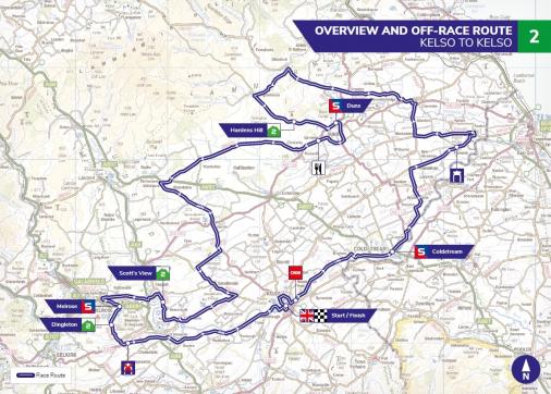 Streckenverlauf OVO Energy Tour of Britain 2019 - Etappe 2
