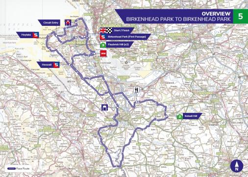 Streckenverlauf OVO Energy Tour of Britain 2019 - Etappe 5