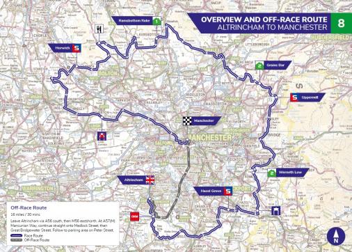 Streckenverlauf OVO Energy Tour of Britain 2019 - Etappe 8