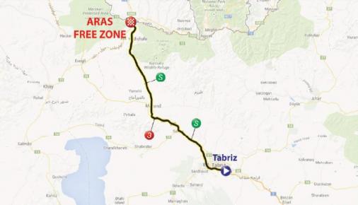 Streckenverlauf Tour of Iran (Azarbaijan) 2019 - Etappe 1