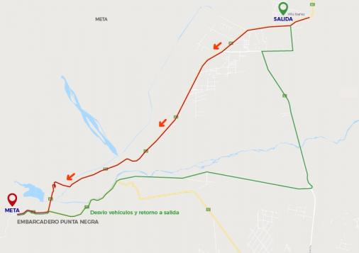 Streckenverlauf Vuelta a San Juan Internacional 2020 - Etappe 3
