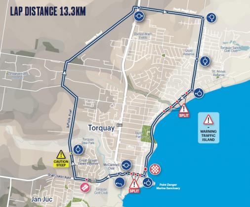 Streckenverlauf Race Torquay 2020