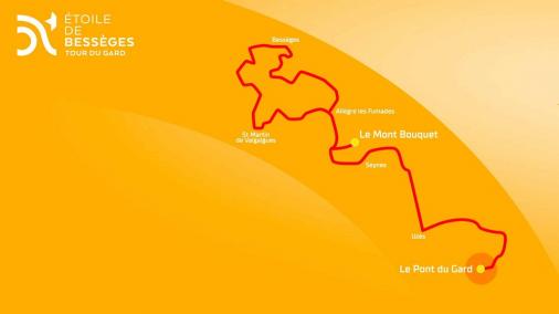 Streckenverlauf Etoile de Bessèges 2020 - Etappe 4