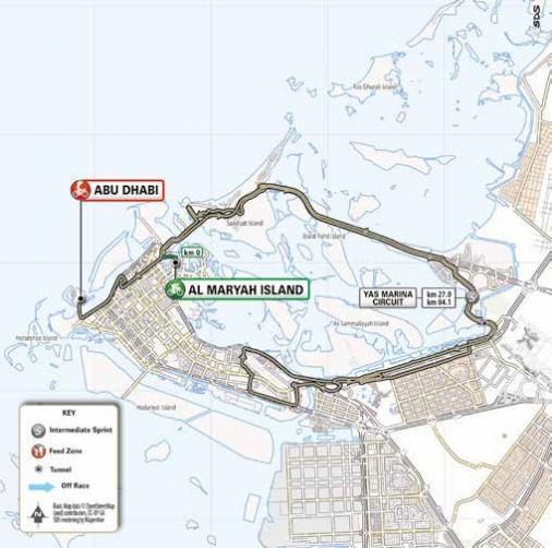 Streckenverlauf UAE Tour 2020 - Etappe 7