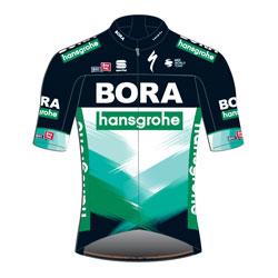 Trikot Bora - Hansgrohe (BOH) 2020 (Quelle: UCI)
