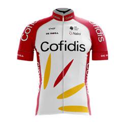 Trikot Cofidis (COF) 2020 (Quelle: UCI)