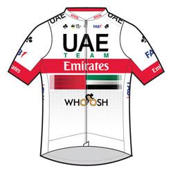 Trikot UAE Team Emirates (UAD) 2020 (Quelle: UCI)