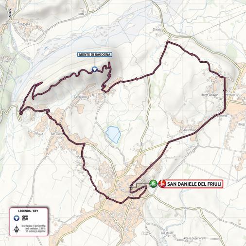 Streckenverlauf Giro dItalia Virtual - Etappe 3