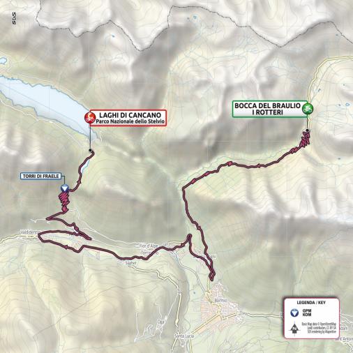 Streckenverlauf Giro dItalia Virtual - Etappe 5