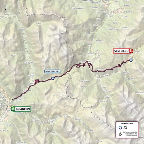 Streckenverlauf Giro dItalia Virtual - Etappe 6