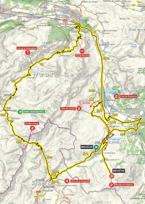 Streckenverlauf Critrium du Dauphin 2020 - Etappe 5