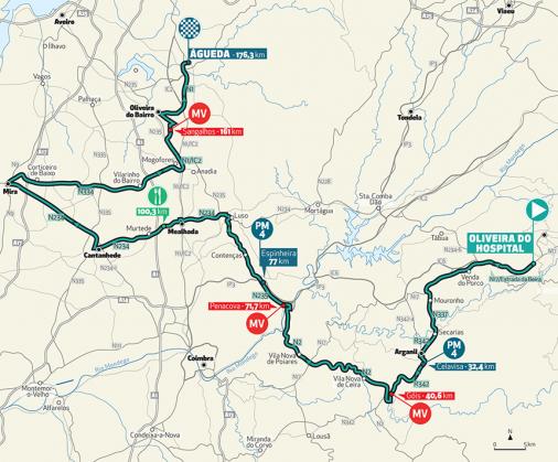 Streckenverlauf Volta a Portugal em Bicicleta Edio Especial 2020 - Etappe 5