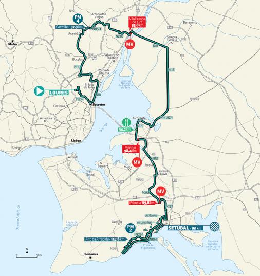 Streckenverlauf Volta a Portugal em Bicicleta Edio Especial 2020 - Etappe 7