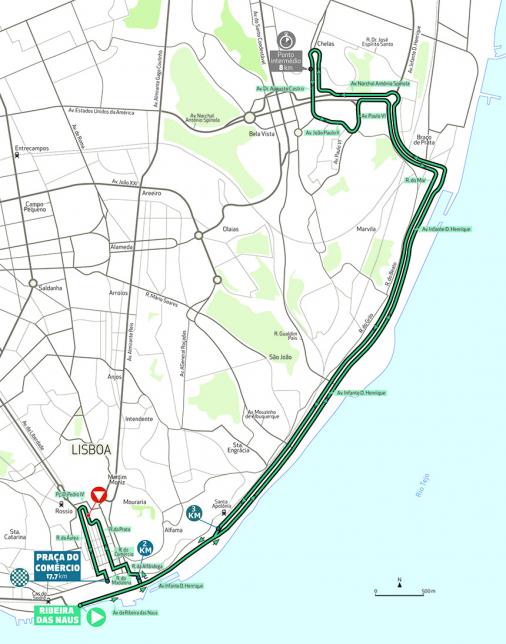 Streckenverlauf Volta a Portugal em Bicicleta Edio Especial 2020 - Etappe 8