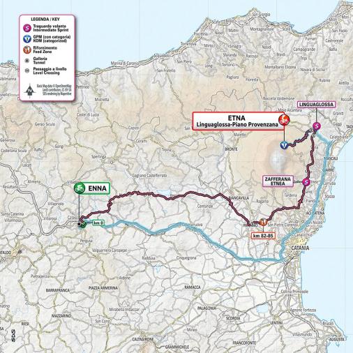 Streckenverlauf Giro dItalia 2020 - Etappe 3