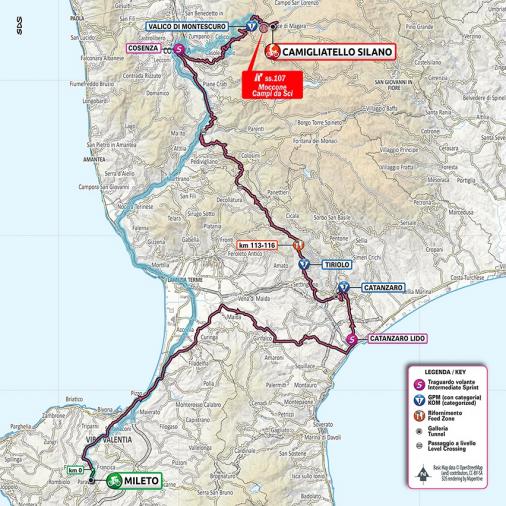 Streckenverlauf Giro d’Italia 2020 - Etappe 5