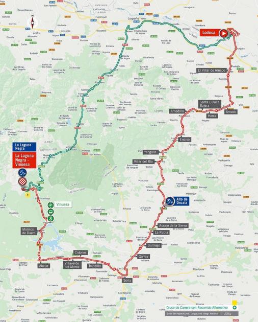 Streckenverlauf Vuelta a España 2020 - Etappe 3