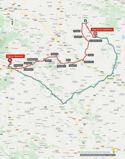 Streckenverlauf Vuelta a España 2020 - Etappe 4