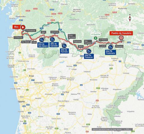 Streckenverlauf Vuelta a España 2020 - Etappe 15