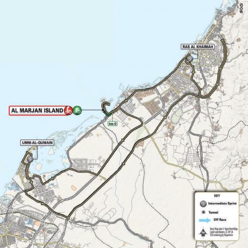Streckenverlauf UAE Tour 2021 - Etappe 4