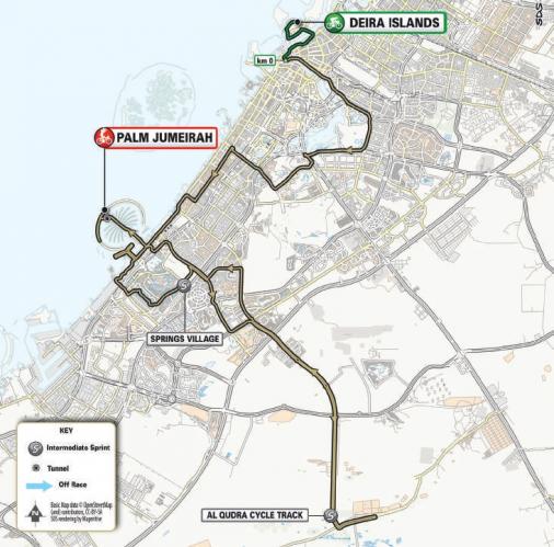 Streckenverlauf UAE Tour 2021 - Etappe 6