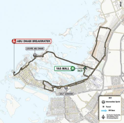 Streckenverlauf UAE Tour 2021 - Etappe 7