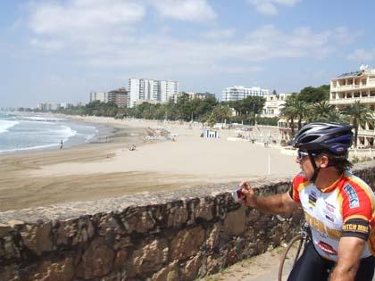 Selwyn, unser neuseelindischer Gast, fotografiert den Strand von Benicassim