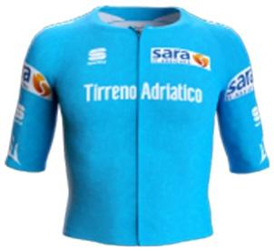 Reglement Tirreno - Adriatico 2021 - Blaues Trikot (Gesamtwertung)