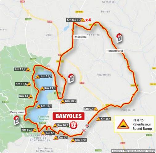 Streckenverlauf Volta Ciclista a Catalunya 2021 - Etappe 2