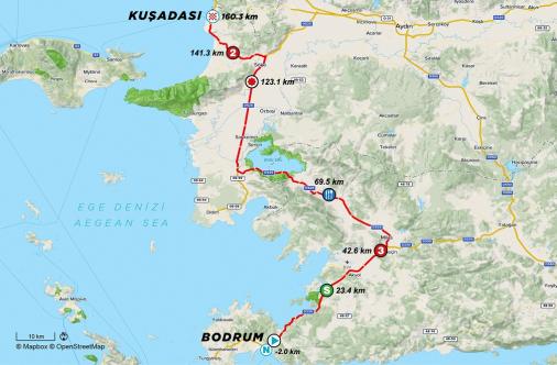 Streckenverlauf Presidential Cycling Tour of Turkey 2021 - Etappe 8