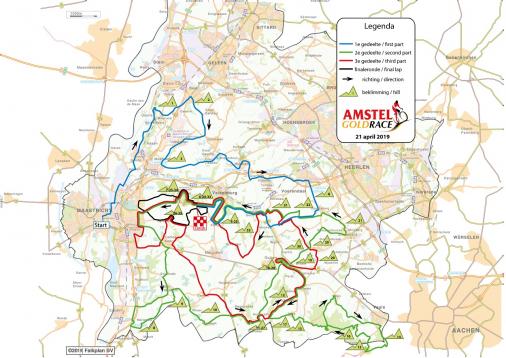 Streckenverlauf Amstel Gold Race 2021