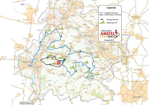 Streckenverlauf Amstel Gold Race Ladies Edition 2021