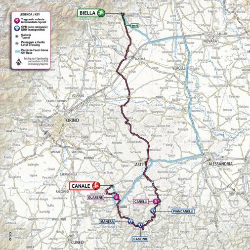 Streckenverlauf Giro d’Italia 2021 - Etappe 3
