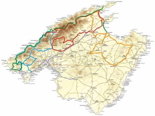 Streckenverlauf Mallorca Challenge 2021