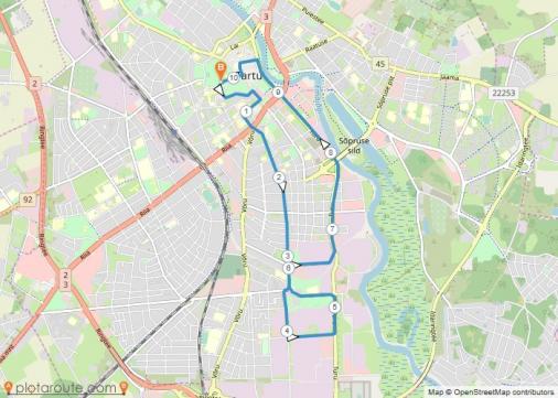 Streckenverlauf Tour of Estonia 2021 - Etappe 2