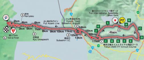 Streckenverlauf Tour of Japan 2021 - Etappe 1