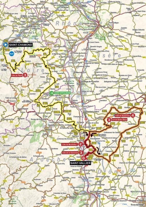 Streckenverlauf Critérium du Dauphiné 2021 - Etappe 5