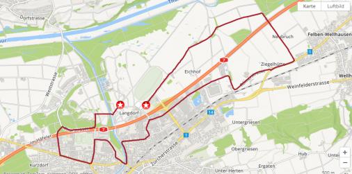 Streckenverlauf Tour de Suisse 2021 - Etappe 