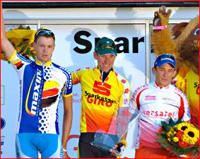 Andy Capelle strahlt ber seinen Sieg beim Sparkassen Giro (Foto: http://www.sparkassen-giro.de/)