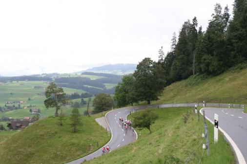 die letzten Kehren am Schallenberg