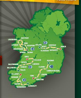 Streckenverlauf Tour of Ireland 2007