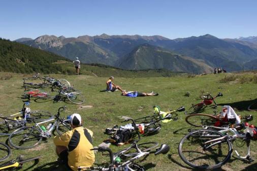 Am Col dAspin. wo sind denn hier die Radfahrer?